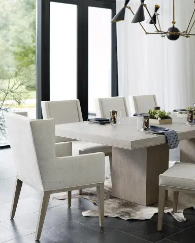 Bernhardt Linea Double Pedestal Dining Table | Thumbnail 2