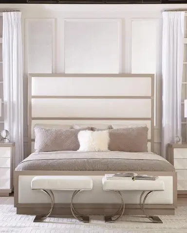 Bernhardt Axiom Tall Upholstered Panel King Bed | Thumbnail 5