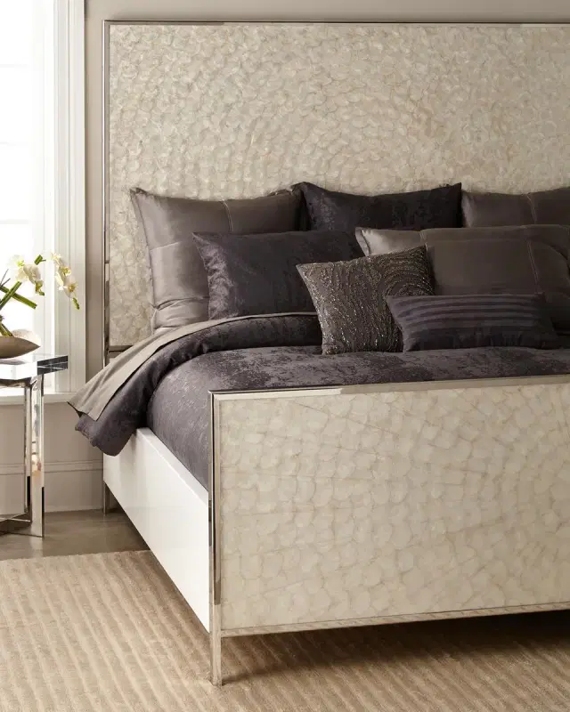 Bernhardt Interiors Helios Capiz Shell King Bed