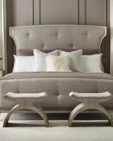 Bernhardt East Hampton Saddle Seat Bench | Thumbnail 3
