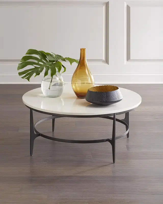 Bernhardt Avondale Round Metal Coffee Table