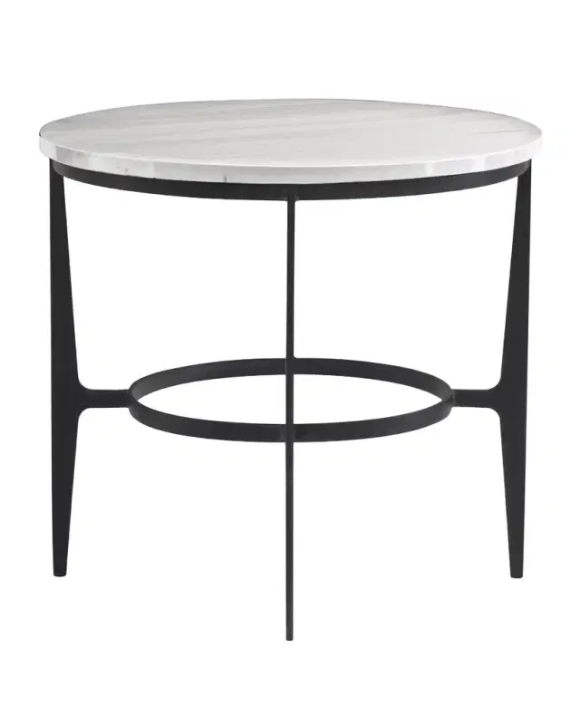 Bernhardt Avondale Round Metal End Table