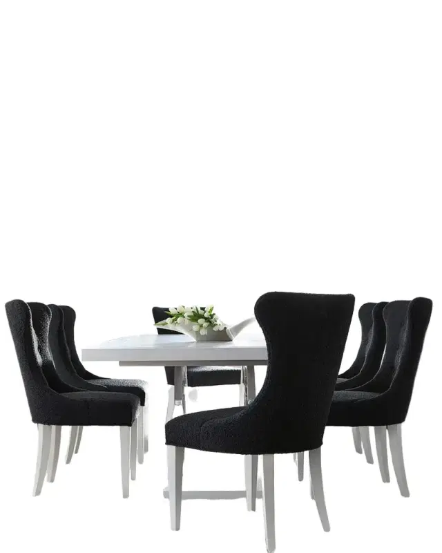 Bernhardt Silhouette Pedestal Dining Table
