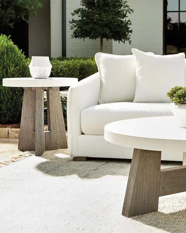 Bernhardt Exteriors Rochelle Outdoor Side Table