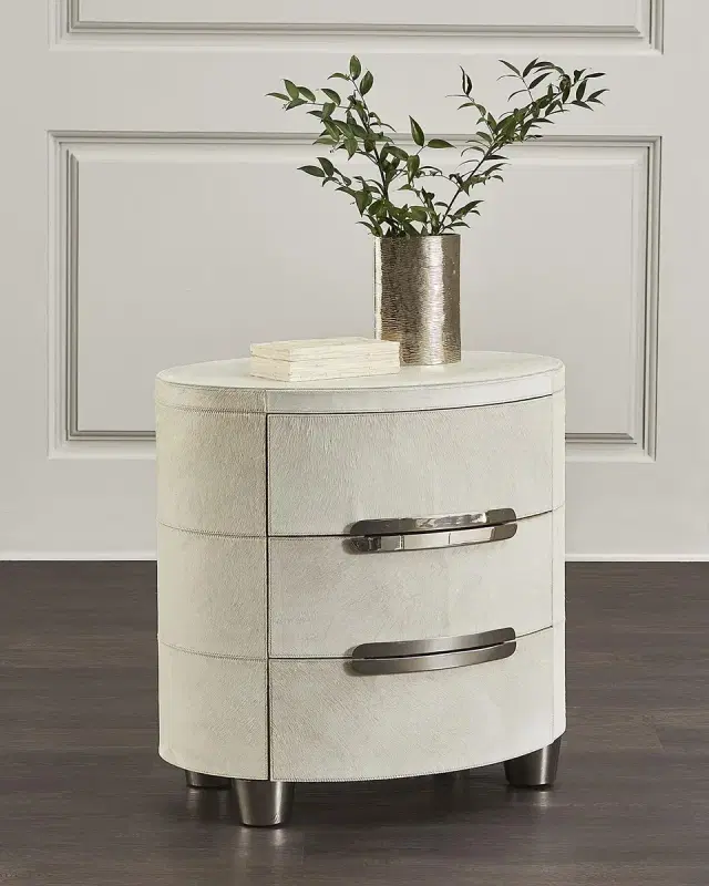 Bernhardt Interiors Lyric Hairhide Nightstand