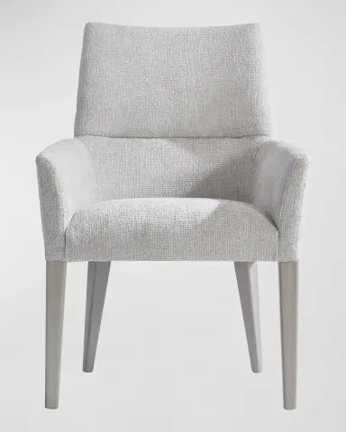 Bernhardt Stratum Curved Upholstered Dining Arm Chair | Thumbnail 2 Bernhardt Stratum Curved Upholstered Dining Arm Chair | Thumbnail 2
