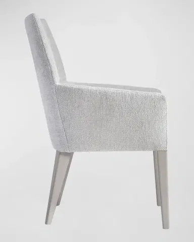Bernhardt Stratum Curved Upholstered Dining Arm Chair | Thumbnail 3 Bernhardt Stratum Curved Upholstered Dining Arm Chair | Thumbnail 3