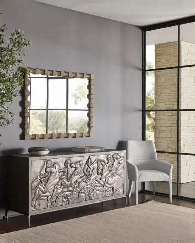 Bernhardt Stratum Curved Upholstered Dining Arm Chair | Thumbnail 5 Bernhardt Stratum Curved Upholstered Dining Arm Chair | Thumbnail 5