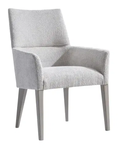 Bernhardt Stratum Curved Upholstered Dining Arm Chair | Thumbnail 1 Bernhardt Stratum Curved Upholstered Dining Arm Chair | Thumbnail 1