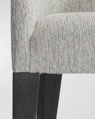 Bernhardt Prado Curved Upholstered Dining Arm Chair | Thumbnail 4