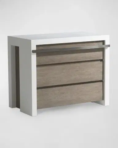Bernhardt Interiors Westfall 3-Drawer Nightstand | Thumbnail 2