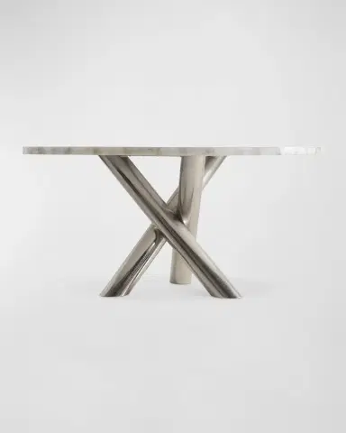 Bernhardt Interiors Ornella 60" Round Agate Dining Table | Thumbnail 2
