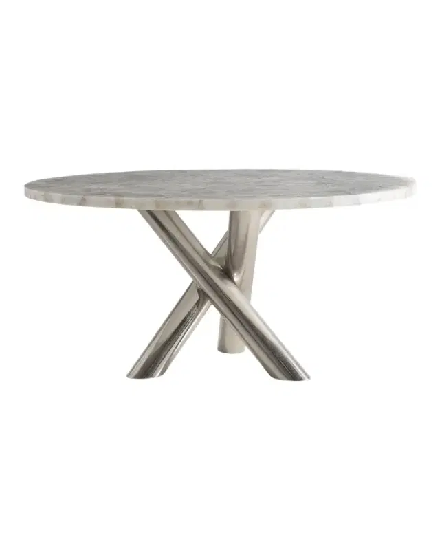 Bernhardt Interiors Ornella 60" Round Agate Dining Table