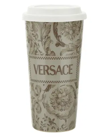 Versace Home Collection Barocco Travel Mug, 16.9 oz. | Thumbnail 1 Versace Home Collection Barocco Travel Mug, 16.9 oz. | Thumbnail 1