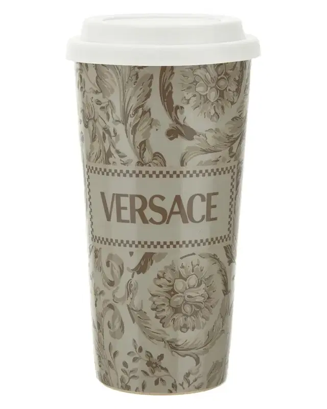 Versace Home Collection Barocco Travel Mug, 16.9 oz.
