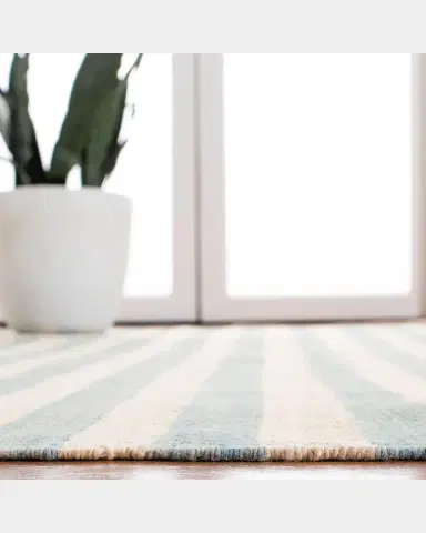 Ralph Lauren Home Celeste Stripe Hand-Woven Rug | Thumbnail 6