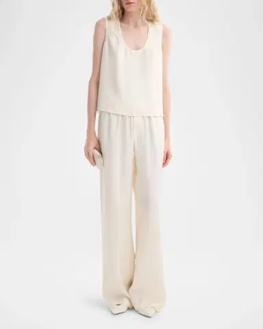RÓHE Wide-Leg Silk Trousers | Thumbnail 2