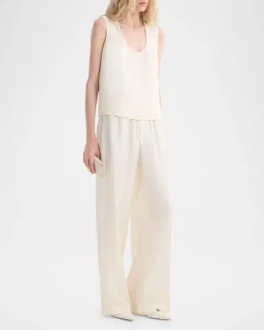 RÓHE Wide-Leg Silk Trousers | Thumbnail 5