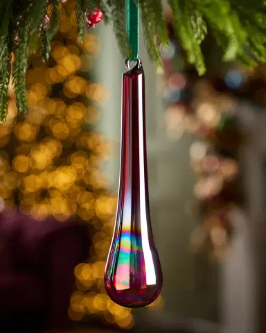 Winward Home x Jim Marvin 9" Teardrop Icicle Christmas Ornament | Thumbnail 1