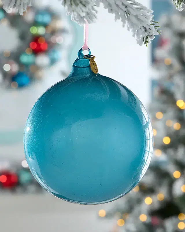 Winward Home x Jim Marvin Glitter Bubblegum Ball Christmas Ornament