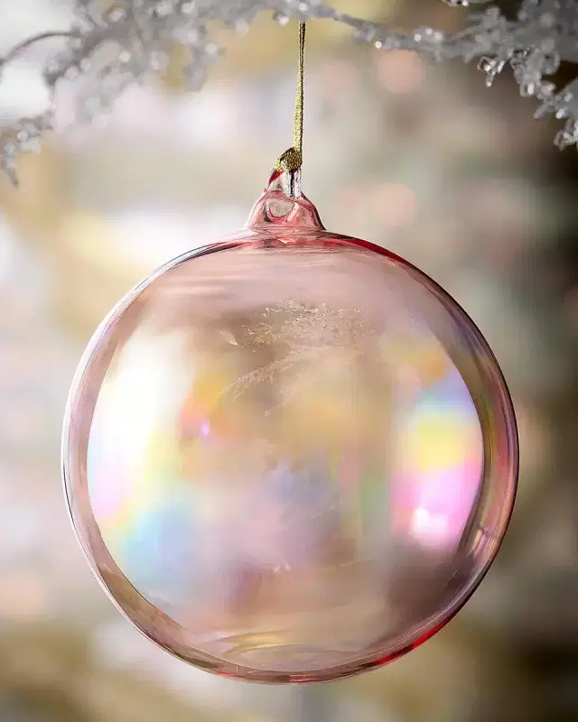 Winward Home x Jim Marvin 4.7" Bottle Glass Ball Christmas Ornament
