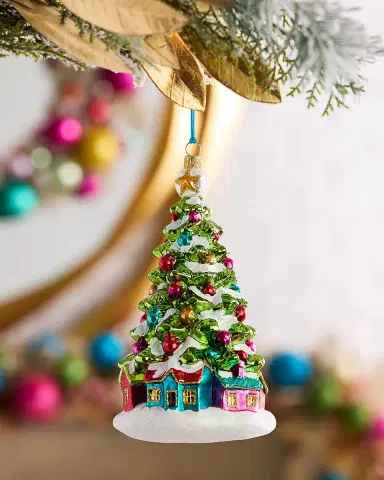 Exclusive Tree with Little Houses Christmas Ornament | Thumbnail 2 Exclusive Tree with Little Houses Christmas Ornament | Thumbnail 2