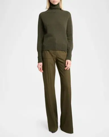 Victoria Beckham Marie Merino Wool Turtleneck Sweater | Thumbnail 2