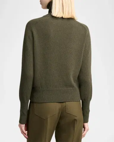 Victoria Beckham Marie Merino Wool Turtleneck Sweater | Thumbnail 3