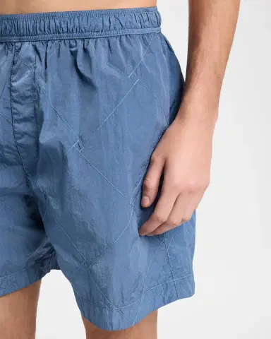 Bottega Veneta Men's Intrecciato Crinkled Swim Shorts | Thumbnail 4 Bottega Veneta Men's Intrecciato Crinkled Swim Shorts | Thumbnail 4