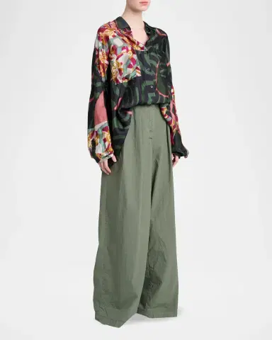 Dries Van Noten Casia Bis Relaxed Button-Down Shirt | Thumbnail 2 Dries Van Noten Casia Bis Relaxed Button-Down Shirt | Thumbnail 2