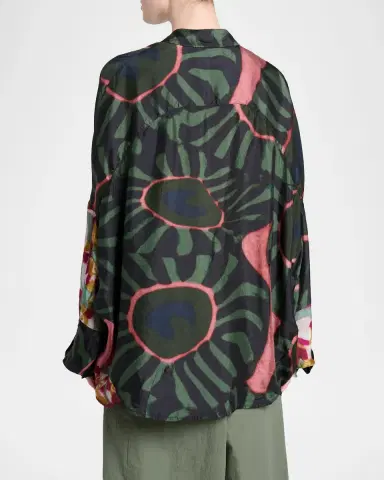 Dries Van Noten Casia Bis Relaxed Button-Down Shirt | Thumbnail 3 Dries Van Noten Casia Bis Relaxed Button-Down Shirt | Thumbnail 3
