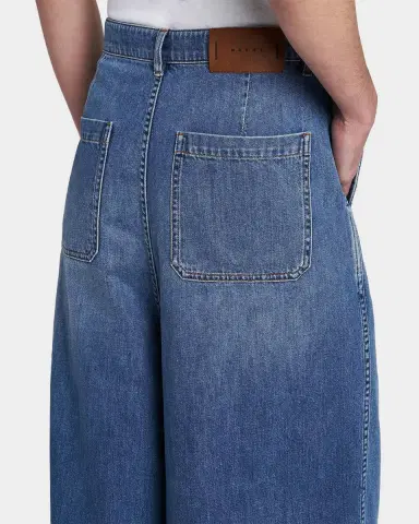 Marni Pleated-Front High-Rise Wide-Leg Jeans | Thumbnail 3