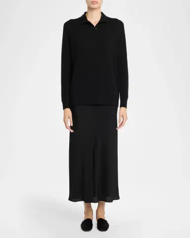The Row Bakura Silk Midi Skirt | Thumbnail 2 The Row Bakura Silk Midi Skirt | Thumbnail 2