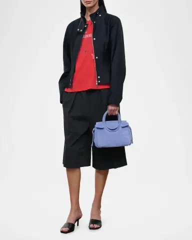 Staud Maude Mini Suede Carryall Bag | Thumbnail 4