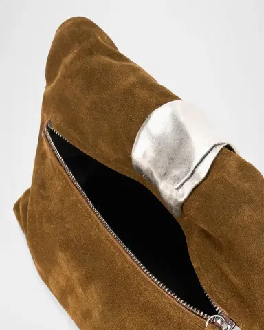 Staud Cuff Suede Clutch | Thumbnail 2