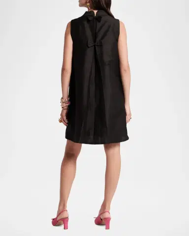 Frances Valentine Diplomat Sleeveless Mock-Neck Mini Shift Dress | Thumbnail 3 Frances Valentine Diplomat Sleeveless Mock-Neck Mini Shift Dress | Thumbnail 3