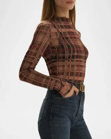 Favorite Daughter The Sheer Fantasy Turtleneck Top | Thumbnail 4