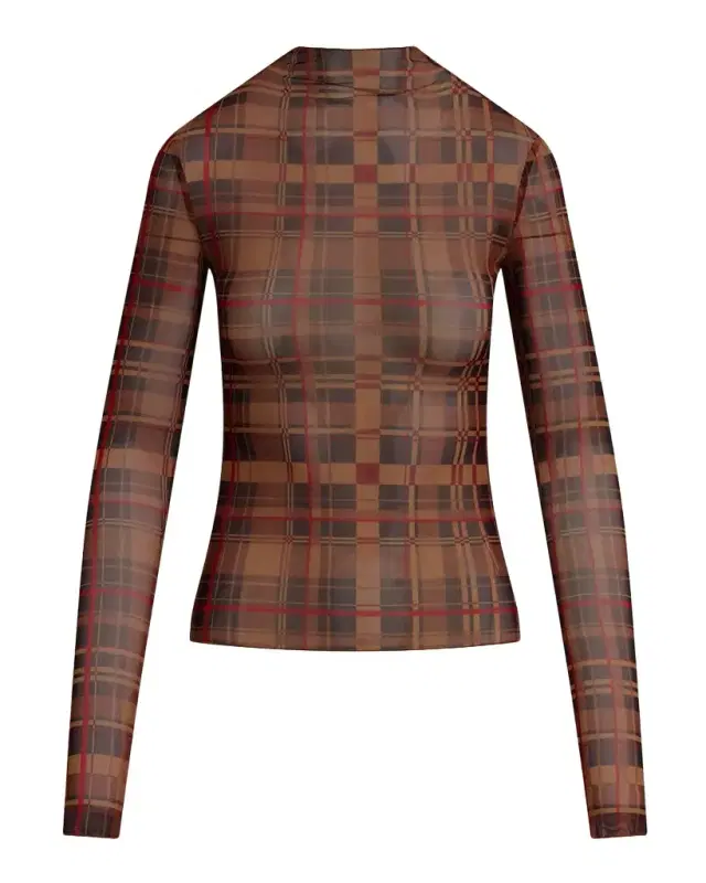Favorite Daughter The Sheer Fantasy Turtleneck Top