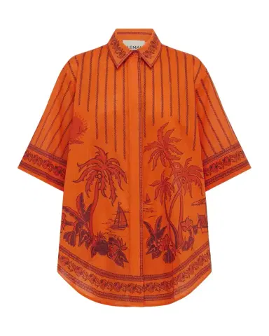 ALÉMAIS Boathouse Cotton Voile Shirt | Thumbnail 1