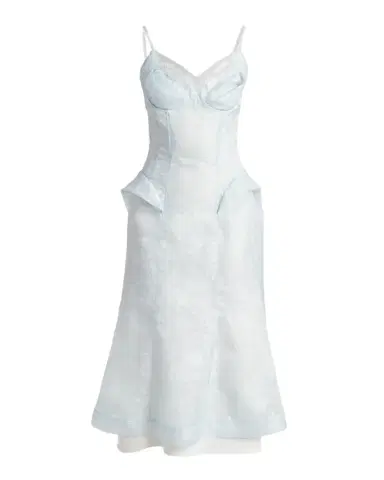 Alexander McQueen Peplum Silk Lace Cocktail Dress | Thumbnail 1 Alexander McQueen Peplum Silk Lace Cocktail Dress | Thumbnail 1