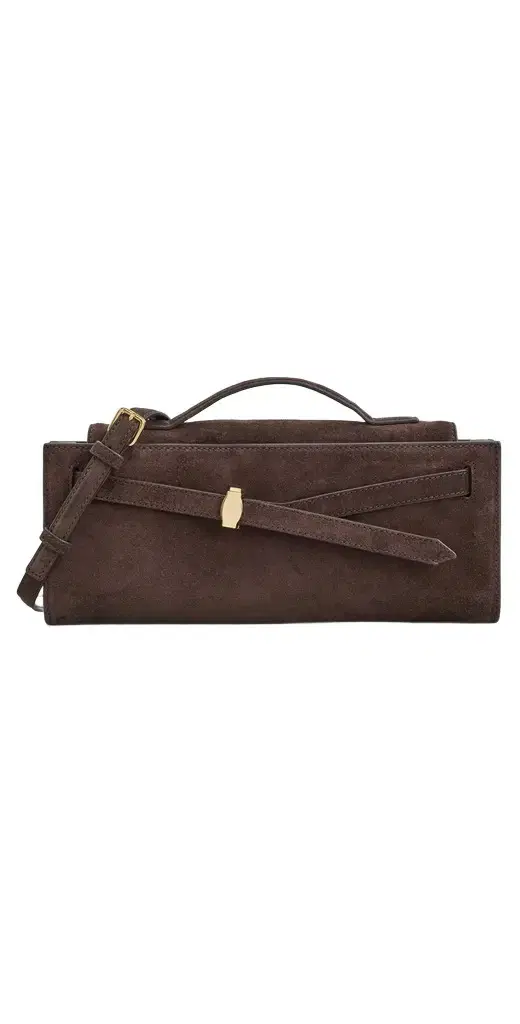Veronica Beard Suede Dash Clutch Bag