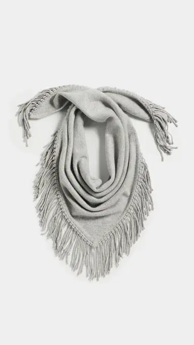 TWP Fringe Triangle Cashmere Scarf | Thumbnail 4