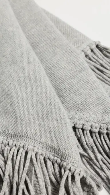 TWP Fringe Triangle Cashmere Scarf | Thumbnail 5