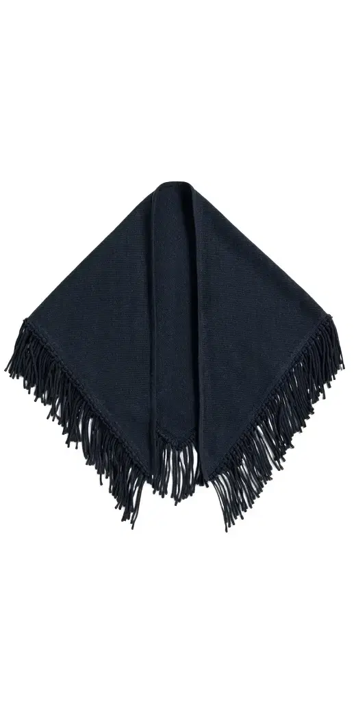 TWP Fringe Triangle Cashmere Scarf