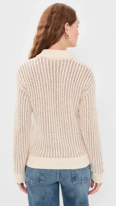 Faherty Heirloom Cotton Sweater Polo | Thumbnail 3 Faherty Heirloom Cotton Sweater Polo | Thumbnail 3