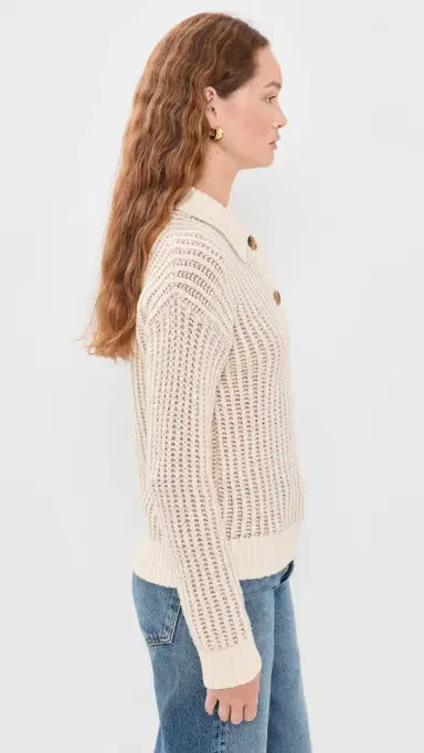Faherty Heirloom Cotton Sweater Polo | Thumbnail 4 Faherty Heirloom Cotton Sweater Polo | Thumbnail 4