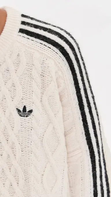 Adidas Cable Knit Sweater | Thumbnail 6 Adidas Cable Knit Sweater | Thumbnail 6
