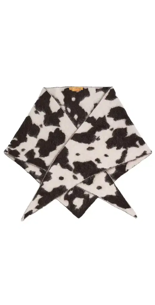 Grizzly Cowhide Wild Rag