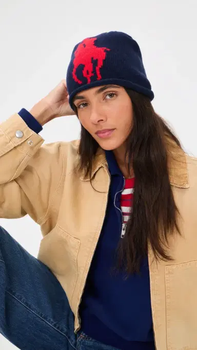 Polo Ralph Lauren Graphic Polo Pony Beanie | Thumbnail 3