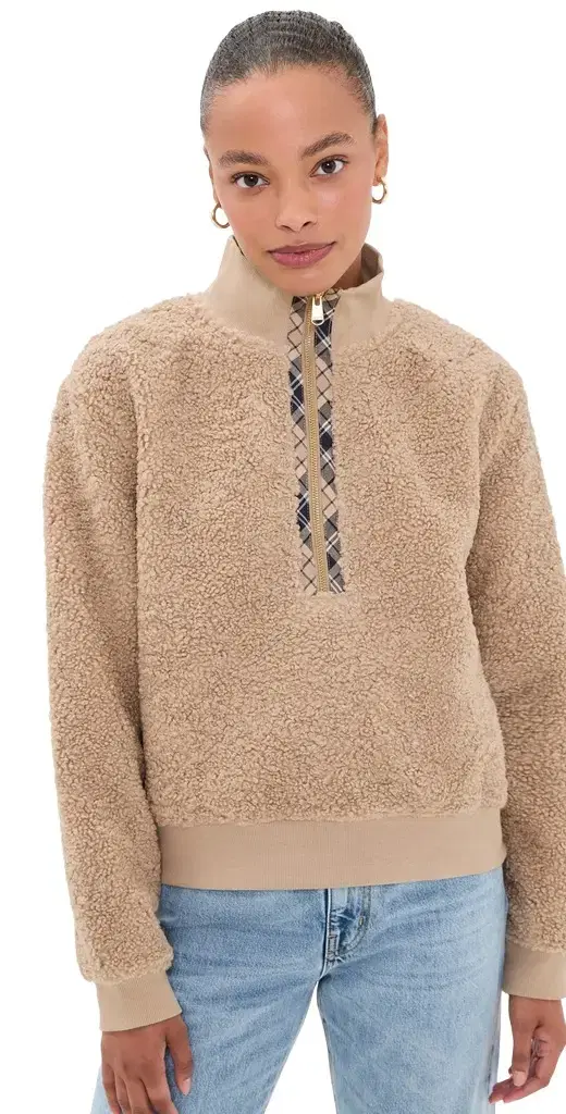 Barbour Fawne Fleece Quarter Zip